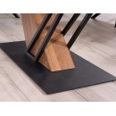 Стол обеденный SIGNAL GENESIS белый/дуб 180-240/90